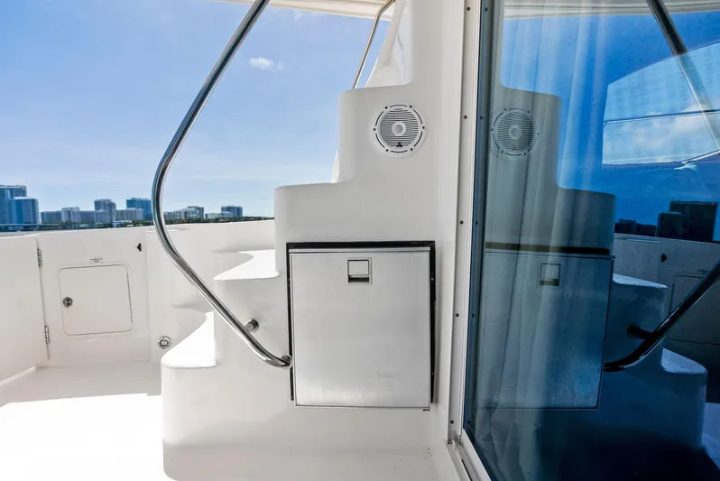 Megusta Yacht Photos Pics 2007 Sea Ray 44 Sedan Bridge yacht with sleek white exterior and modern design.