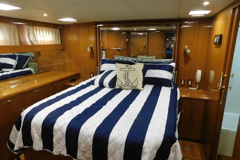 Liquid Gold Yacht Photos Pics Master Cabin view aft