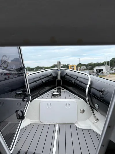  Yacht Photos Pics 2020 Protector 310 Targa boat interior with sleek design and modern features.