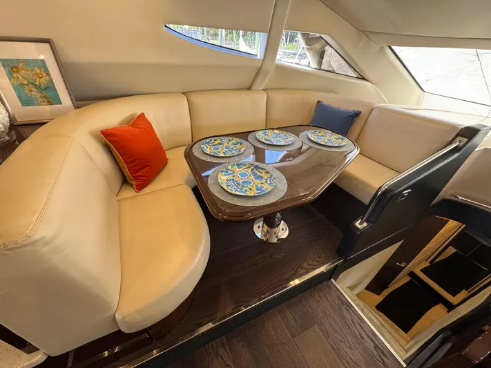 W Yacht Photos Pics 16 2007 Marquis 55 Dinette Port Side 1