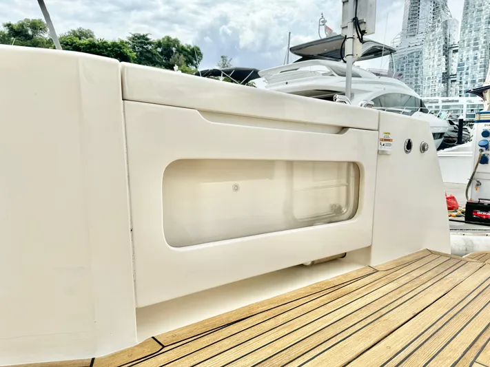 Waves III Yacht Photos Pics 2017 Maritimo M51 yacht deck with sleek design and modern features.