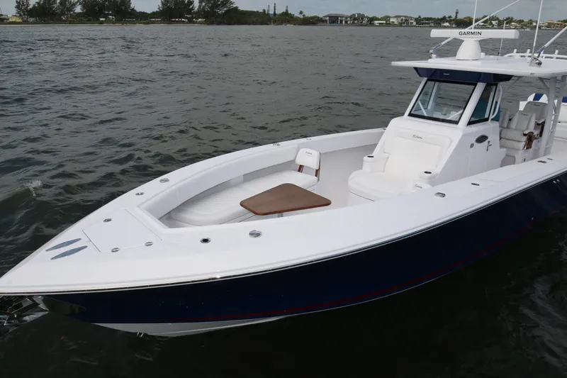  Yacht Photos Pics 2026 Bahama 41 GT boat on water, featuring sleek design and spacious deck.