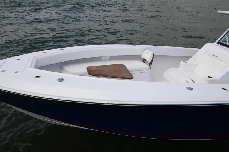  Yacht Photos Pics 2026 Bahama 41 GT boat with sleek design and comfortable seating on the water.