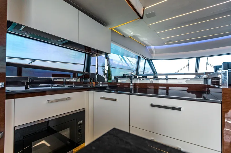 Truly Blessed Yacht Photos Pics 2020 Prestige 630 FB  Galley 3