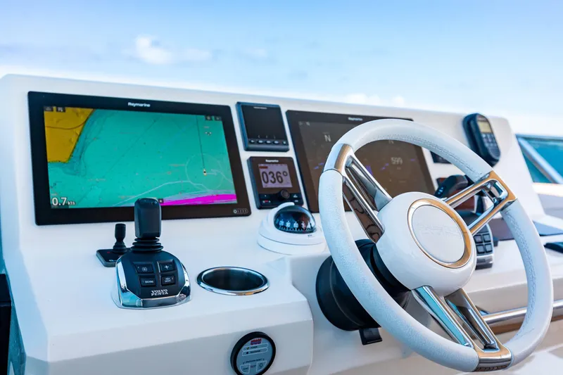 Truly Blessed Yacht Photos Pics 2020 Prestige 630 FB  Cockpit