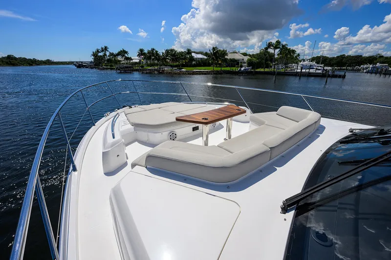 Converter Yacht Photos Pics Bow Seating and Table