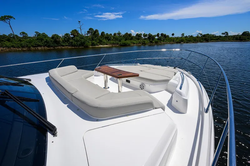 Converter Yacht Photos Pics Bow Seating and Table