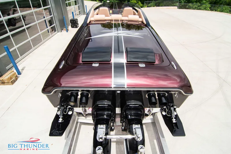  Yacht Photos Pics 2020 Donzi 38 ZRC powerboat at Big Thunder Marine dealership.