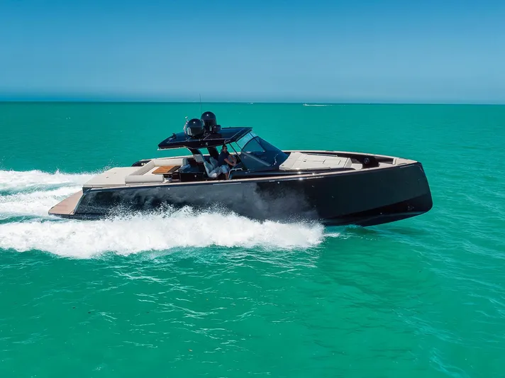 Ciao Yacht Photos Pics 2023 Pardo Yachts 50 Pardo cruising on turquoise waters under clear blue skies.