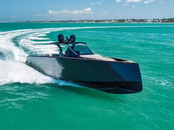 Ciao Yacht Photos Pics 2023 Pardo Yachts 50 cruising on turquoise waters under a clear sky.