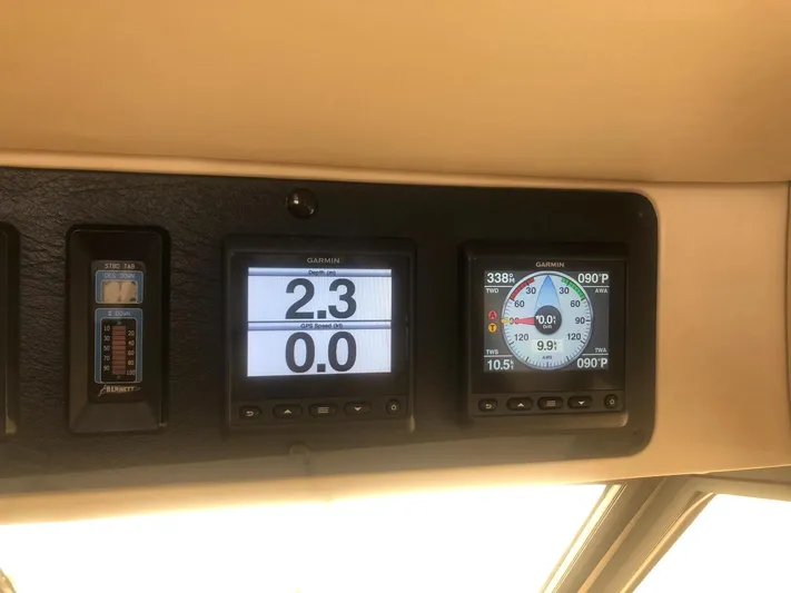  Yacht Photos Pics Navigation instruments on a 1991 Princess 388 yacht.
