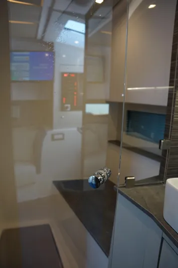  Yacht Photos Pics Luxurious Nassima Yacht N40 2025 interior with modern control panel and sleek design.