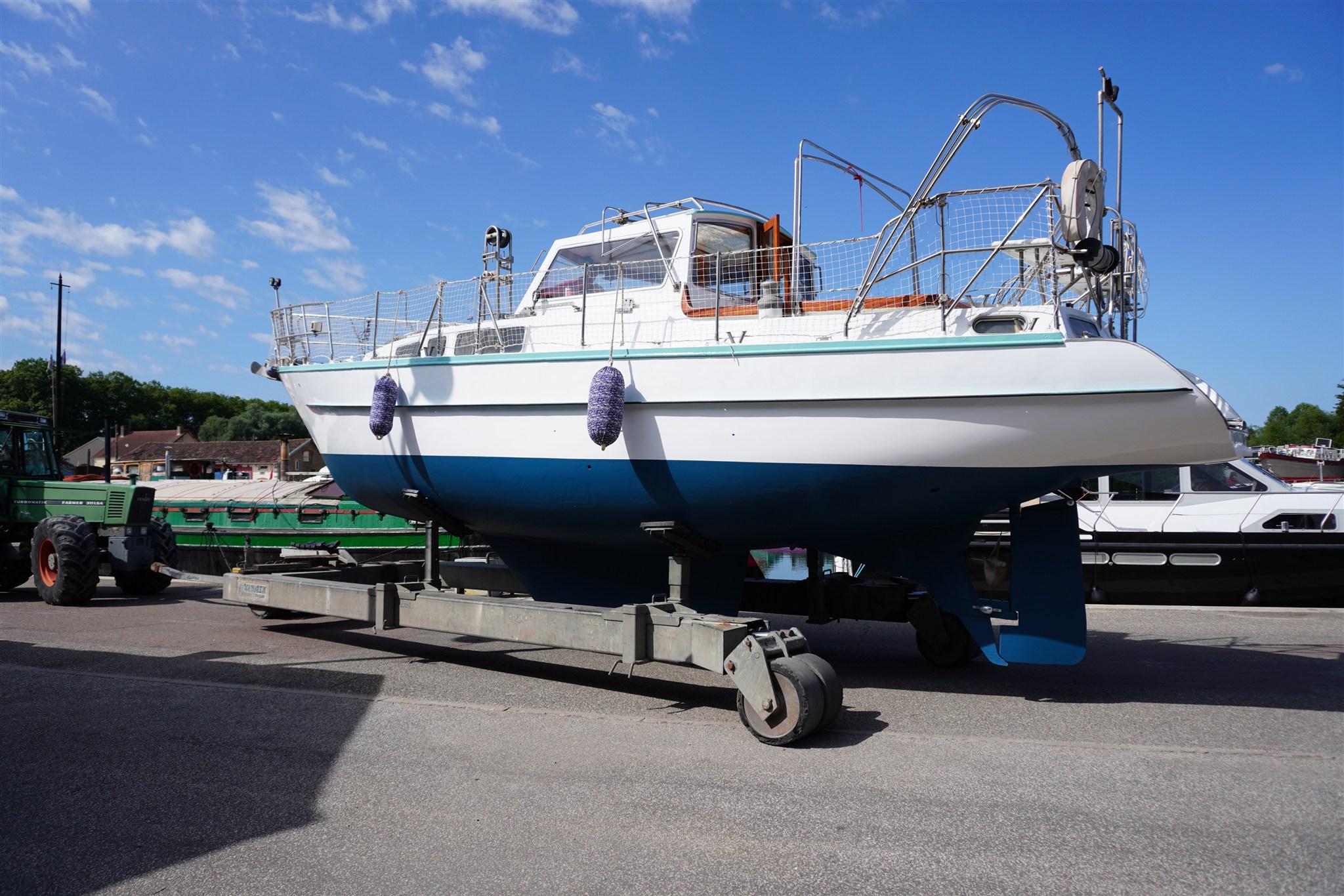 1989 Custom Jamrath Stahlbau Steel Deckhouse Motorsailor