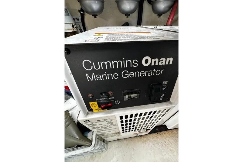  Yacht Photos Pics Cummins Onan marine generator on 2012 Riviera 43 Flybridge yacht.