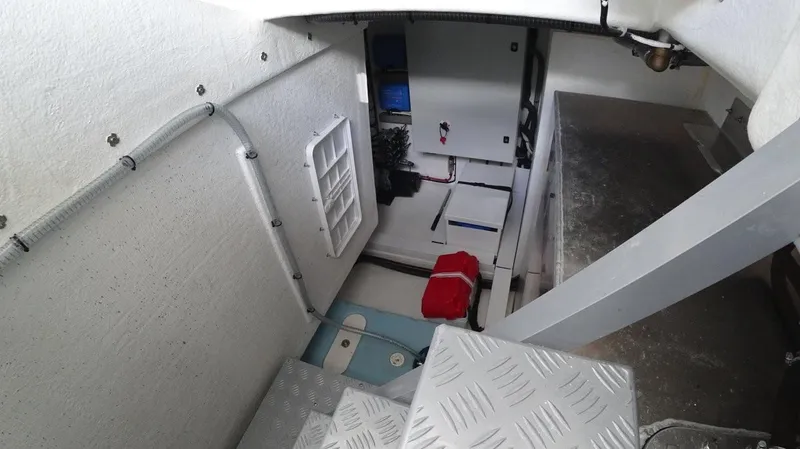  Yacht Photos Pics Engine room of 2024 De Antonio Yachts D50, featuring modern equipment and clean design.