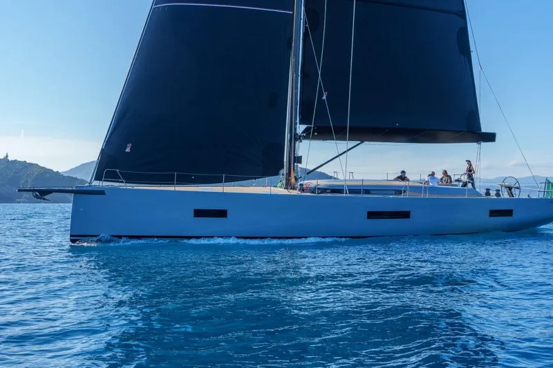  Yacht Photos Pics 2026 Ice Yachts ICE 66 Farr sailing on blue ocean waters.