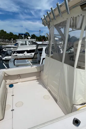 Muffin Yacht Photos Pics Cockpit Bolsters and Under Gunwale Storage