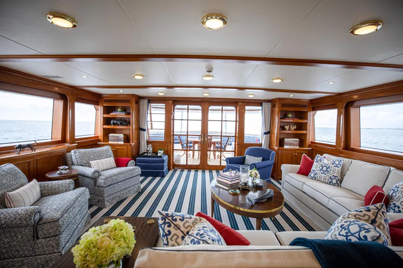 Anjilis Yacht Photos Pics Main Salon