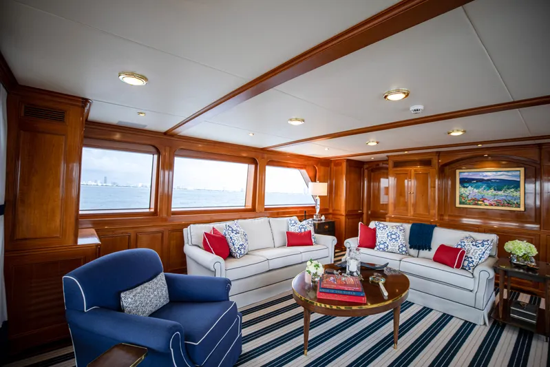 Anjilis Yacht Photos Pics Main Salon