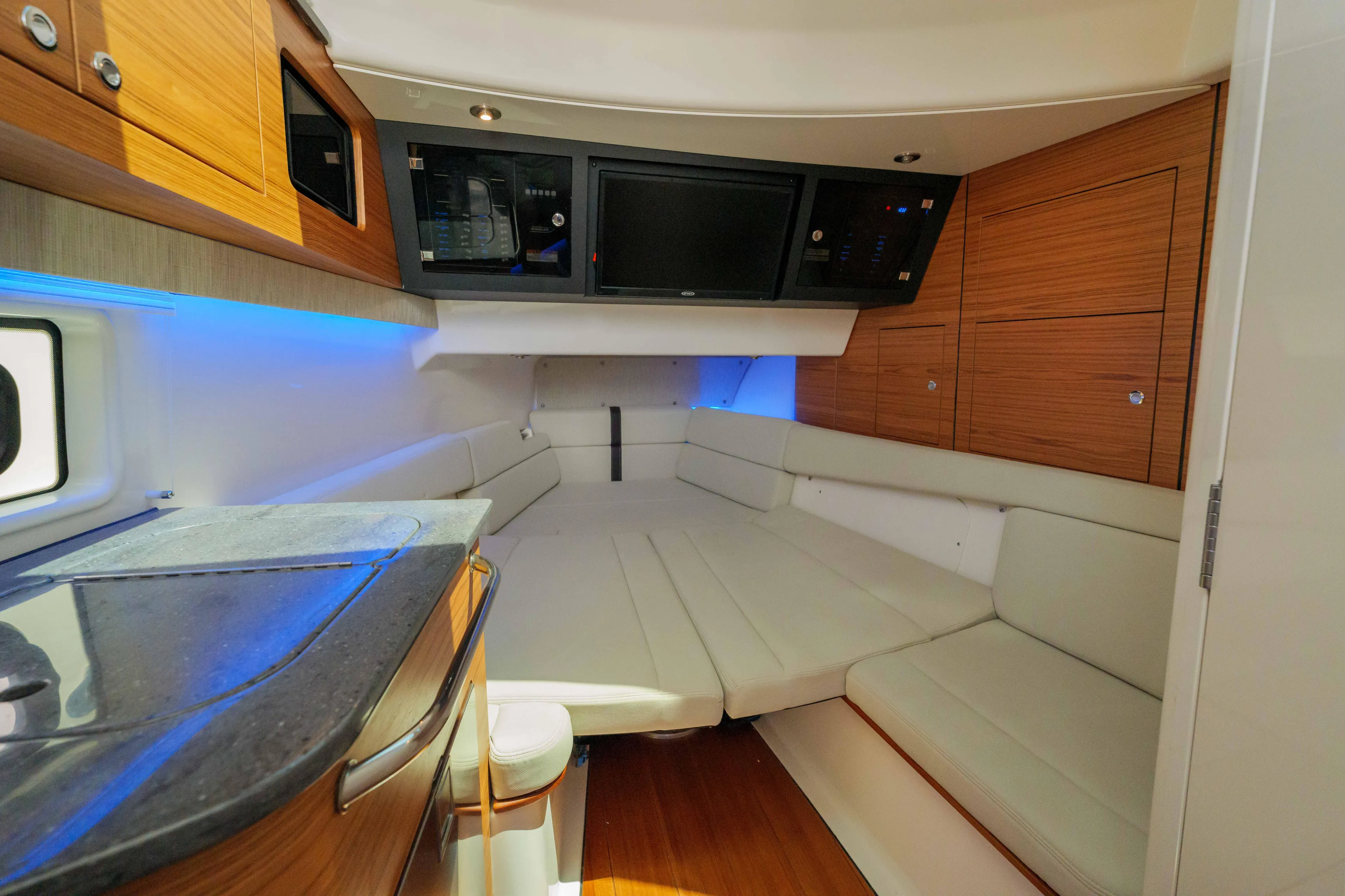 Clay Fam Yacht Photos Pics Boston Whaler 380 Realm- Cabin