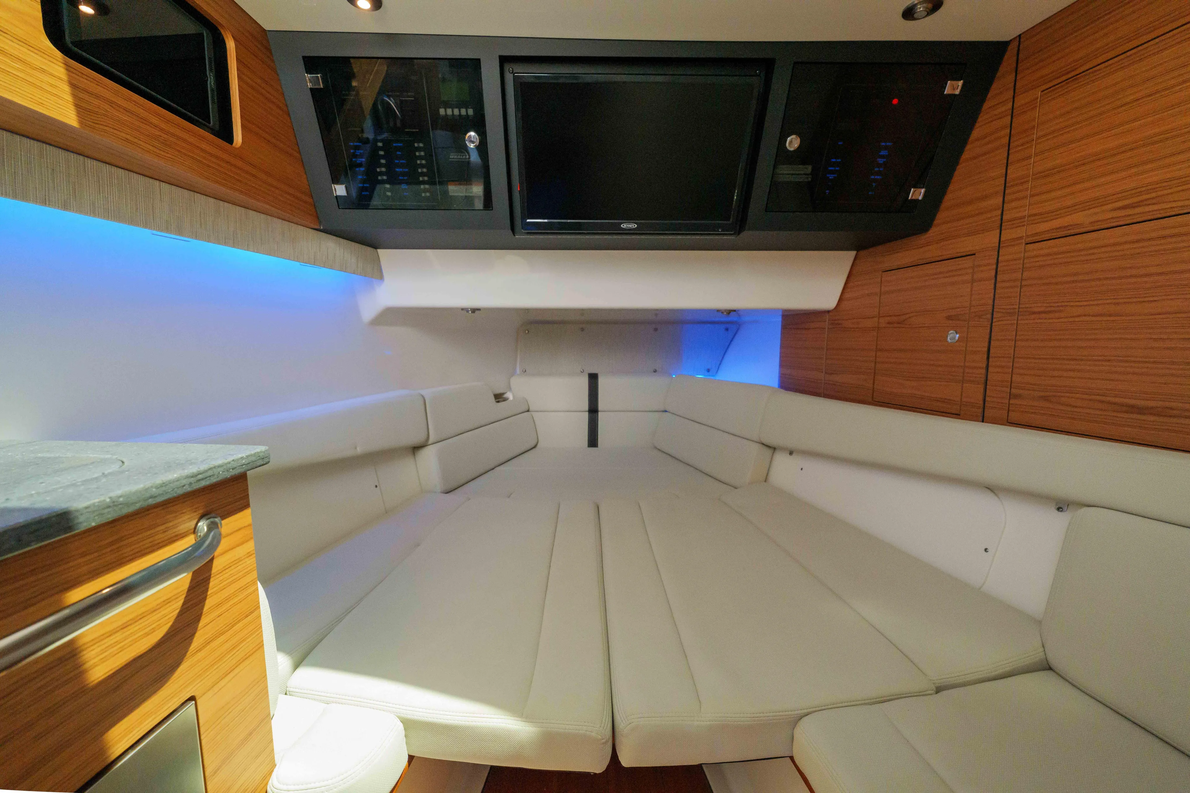 Clay Fam Yacht Photos Pics Boston Whaler 380 Realm- Cabin