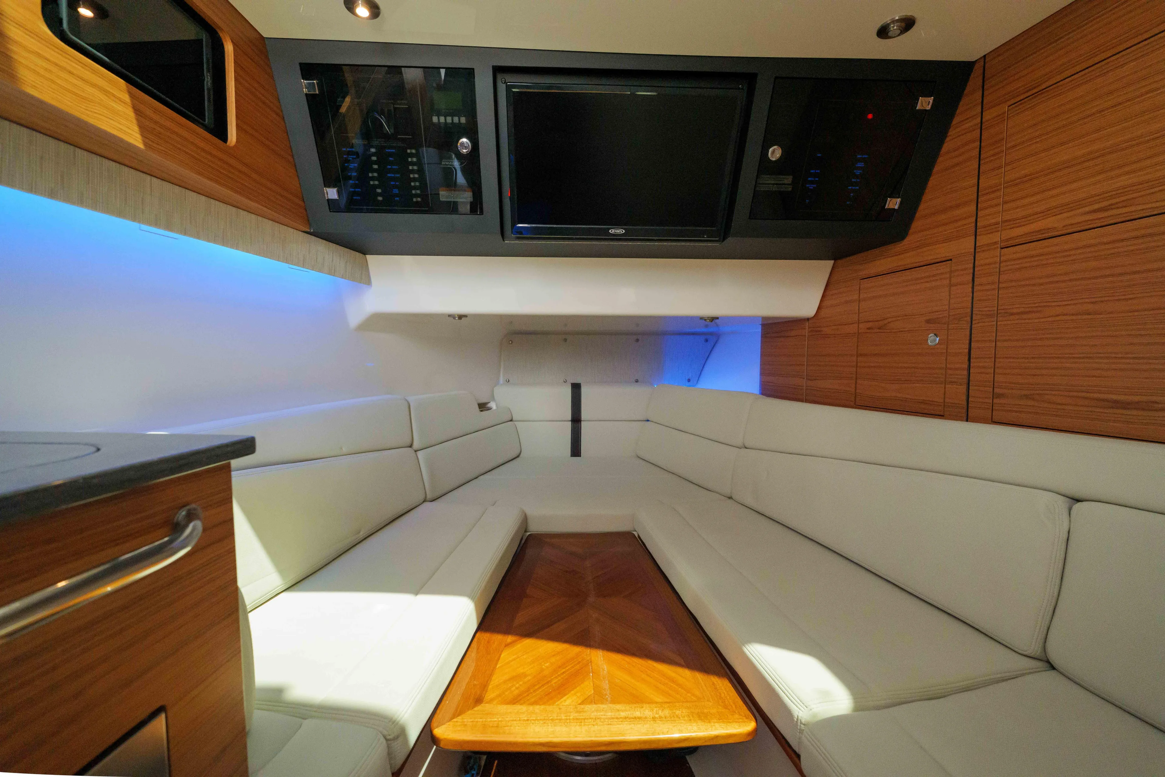 Clay Fam Yacht Photos Pics Boston Whaler 380 Realm- Cabin