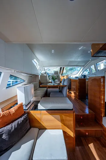 Emry Yacht Photos Pics 2009 Aicon - interior/dining