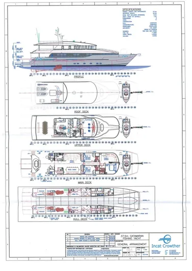 Phatsara Yacht Photos Pics 37m Power Catamaran