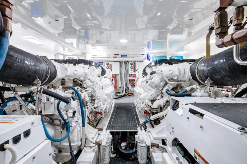 One More Yacht Photos Pics Viking 52 ONE MORE - Engine Room
