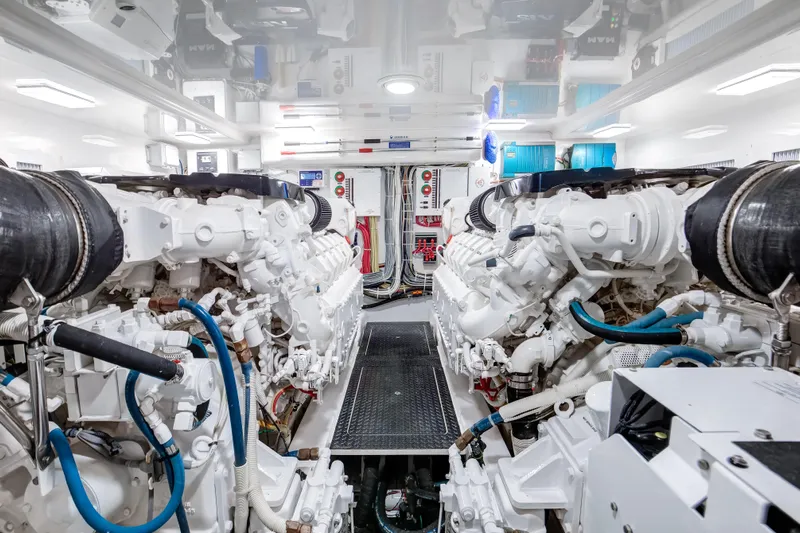One More Yacht Photos Pics Viking 52 ONE MORE - Engine Room