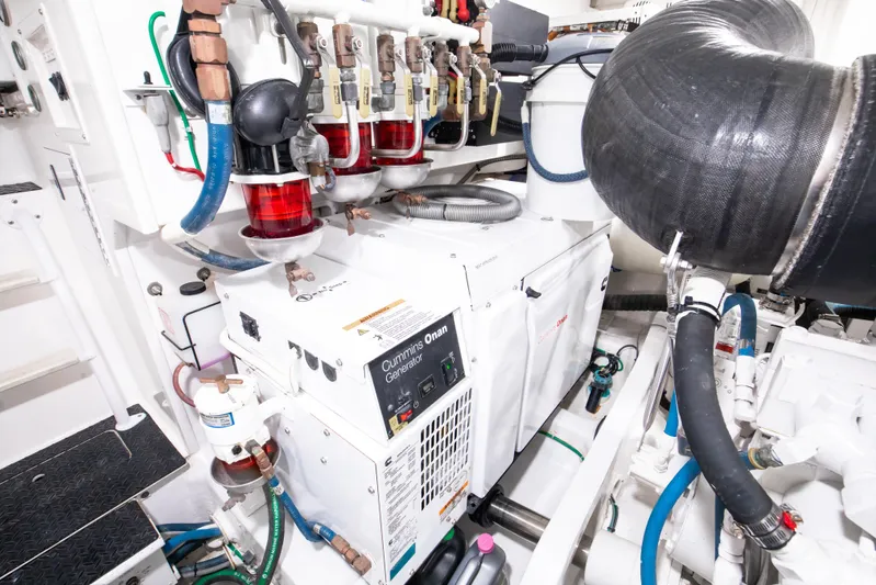 One More Yacht Photos Pics Viking 52 ONE MORE - Engine Room