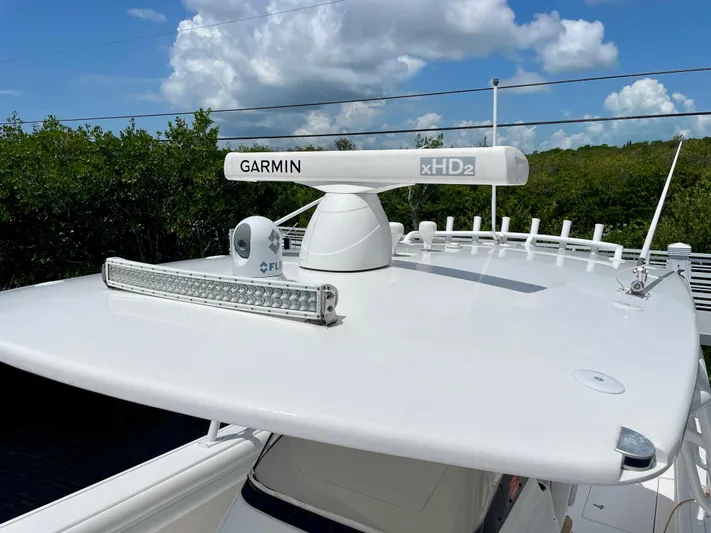  Yacht Photos Pics 2013 Intrepid 375 Center Console with Garmin xHD2 radar on roof.
