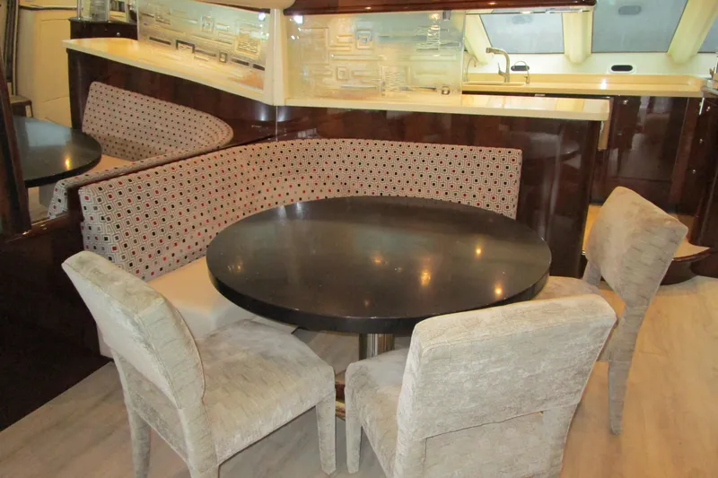 Shore Girl Yacht Photos Pics Dining area