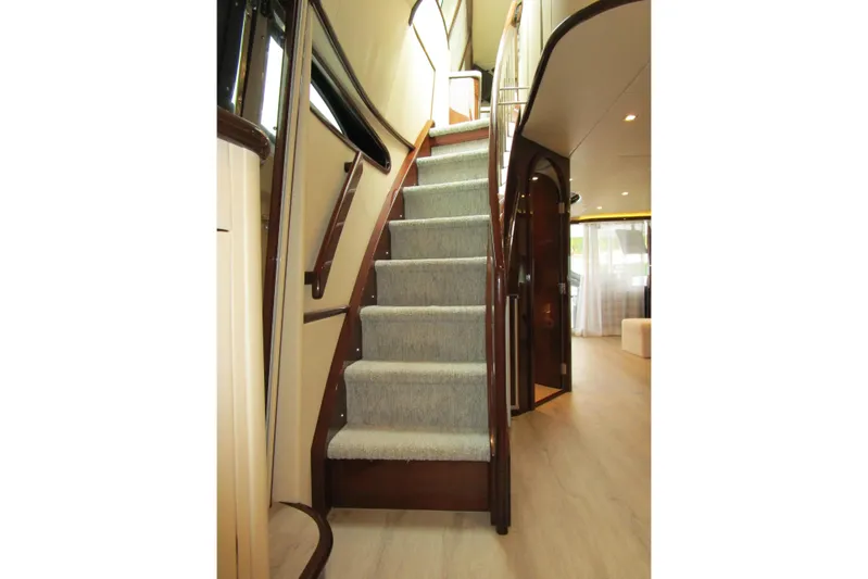 Shore Girl Yacht Photos Pics Pilothouse steps