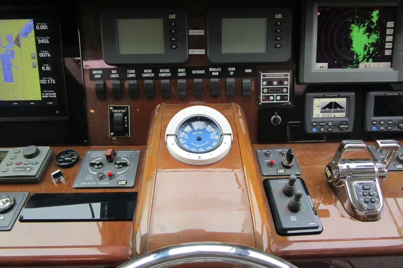 Shore Girl Yacht Photos Pics Helm detail center