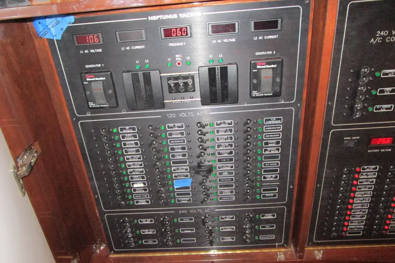 Shore Girl Yacht Photos Pics Companionway AC panel