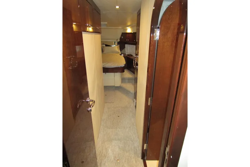 Shore Girl Yacht Photos Pics Entrance to forward VIP