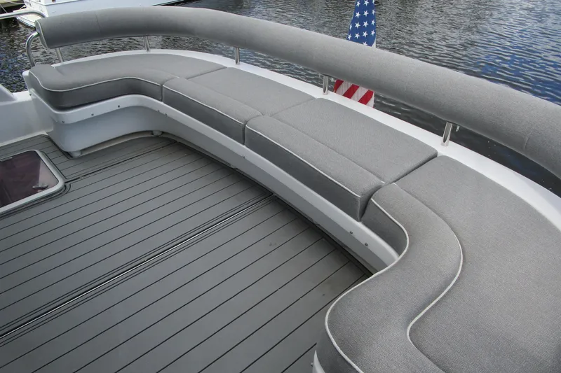 Shore Girl Yacht Photos Pics Upper deck lounge