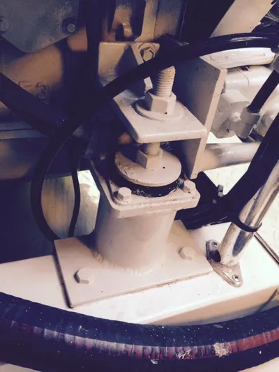 R & R Yacht Photos Pics Engine component of a 2000 Stolper 3800 Tournament Express boat.