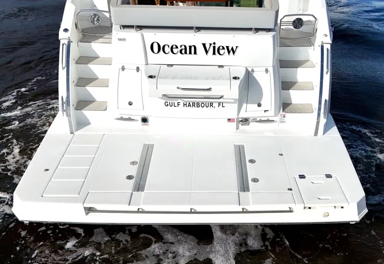 Ocean View Yacht Photos Pics Transom