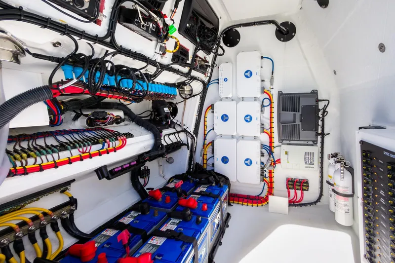 Electric Bill Yacht Photos Pics Freeman 34 Electric Bill - Bilge Room