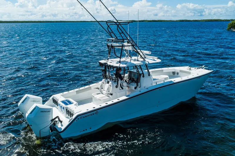 Electric Bill Yacht Photos Pics Freeman 34 Electric Bill - Exterior Aerial Profile