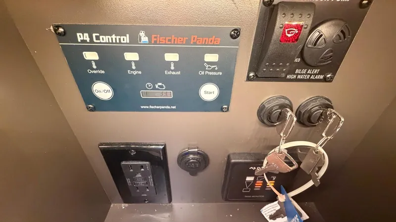  Yacht Photos Pics Fischer Panda P4 Control Panel in Tiara Sport 34 LS, 2023.