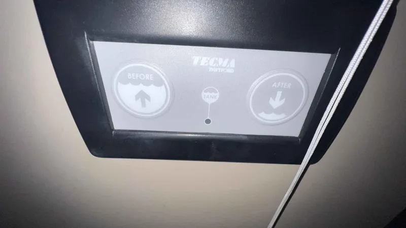  Yacht Photos Pics Control panel on 2024 Galeon 410 HTC yacht, featuring "Before" and "After" buttons.