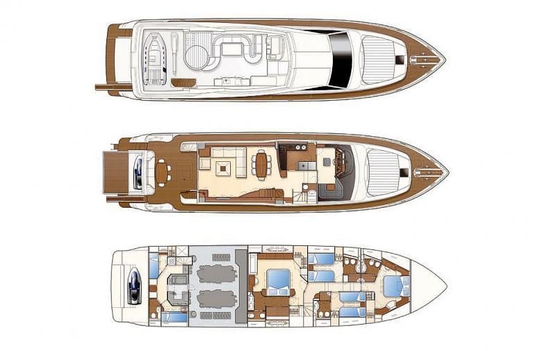 2008 Ferretti Yachts 83 