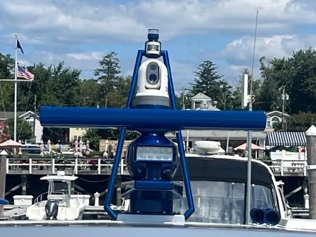  Yacht Photos Pics Radar and camera system on a 2022 Formula 400 Super Sport Crossover boat.