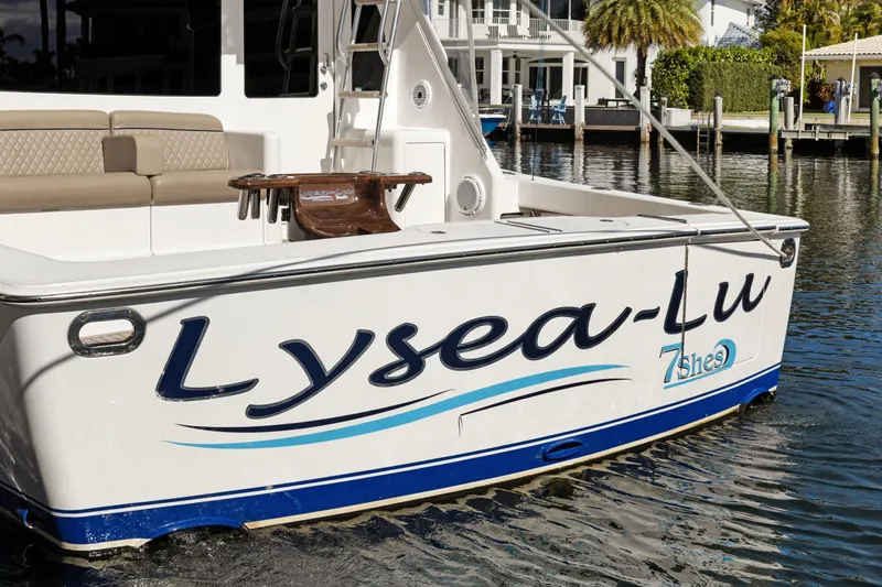 Lysea Lu Yacht Photos Pics Transom