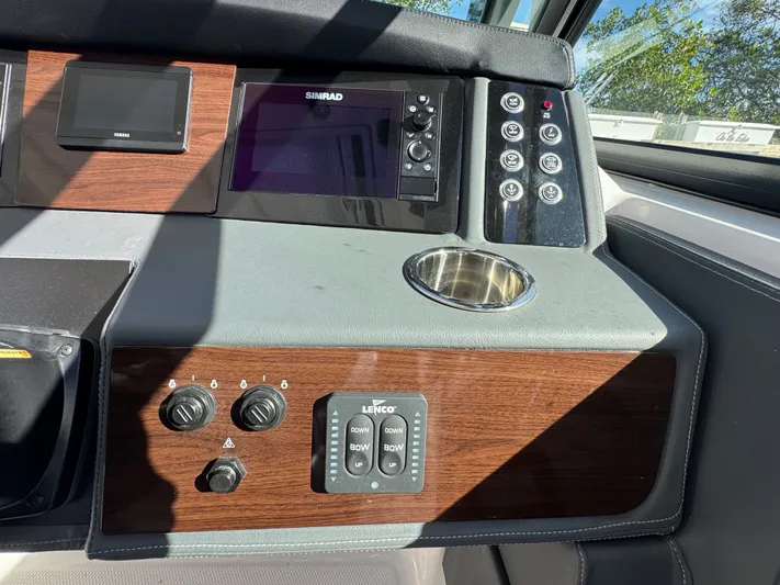  Yacht Photos Pics Dashboard of 2023 Chaparral 280 OSX with Simrad display.