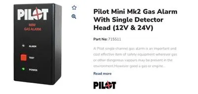  Yacht Photos Pics Pilot Mini Mk2 gas alarm with single detector, 12V & 24V, safety equipment for Beneteau Oceanis Clipper 393.