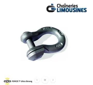  Yacht Photos Pics Chain link shackle by Chaineries Limousines, FORCE 7 Ultra Strong, for Beneteau Oceanis Clipper 393.